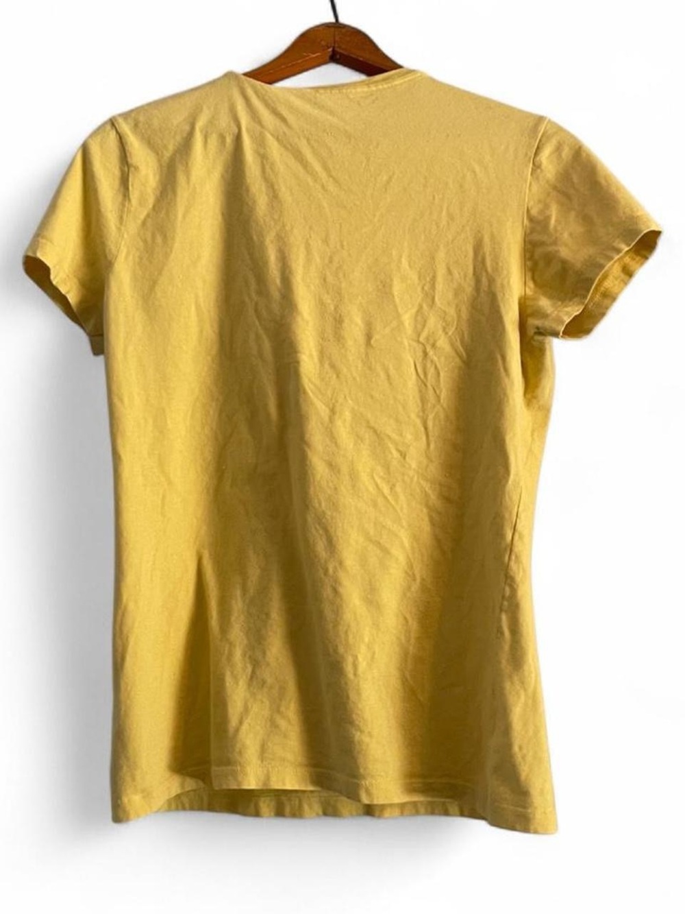 The North Face Women's M Yellow Tee Shirt Purple Flower Hiking Gorpcore Summer - Picture 3 of 4